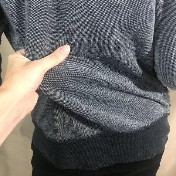 Prince & Fox Women's Medium Grey Black Zip Up Sweatshirt Hoodie - Picture 10 of 16